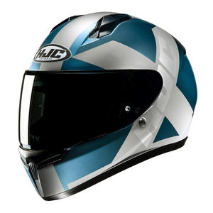 Kask motocyklowy integralny HJC C10 Tez niebieski/srebrny