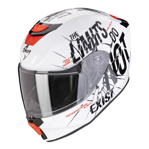 Kask motocyklowy SCORPION EXO-JNR BOUM WHITE/BLACK biały czarny