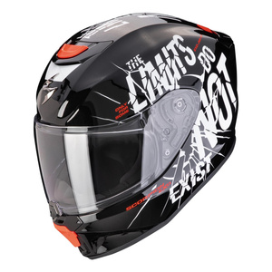 Kask motocyklowy SCORPION EXO-JNR BOUM BLACK/WHITE czarny biały