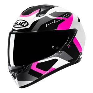 Kask motocyklowy integralny HJC C10 Tins biały/różowy