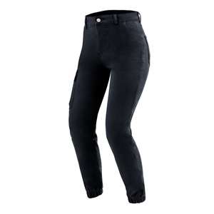 Spodnie jeans damskie OZONE JANE LADY JOGGER FIT BLACK czarny