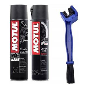 Zestaw motocyklowy do łańcucha MOTUL C1 C2+ szczotka