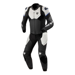 Kombinezon motocyklowy dwuczęściowy REVIT BETA 2 BLACK/LIGHT GREY czarny szary niebieski