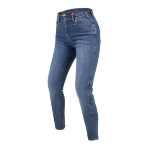 Jeansy motocyklowe damskie Rebelhorn CLASSIC III skinny fit niebieskie
