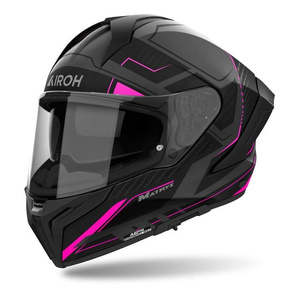 Kask motocyklowy AIROH MATRYX ROCKET PINK MATT różowy szary czarny