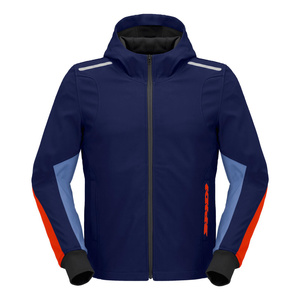 Kurtka motocyklowa SPIDI HOODIE ARMOR LIGHT NAVY/RED granatowy czerwony