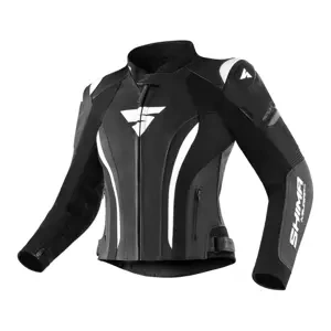 Damska kurtka motocyklowa skórzana Shima MIURA 2.0 czarny/biały