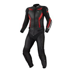 Kombinezon motocyklowy dwuczęściowy SHIMA CHASE RED czarny czerwony