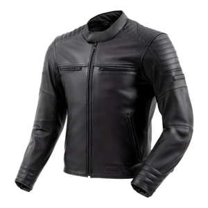 Kurtka motocyklowa skórzana miejska Rebelhorn HUNTER II czarny mat
