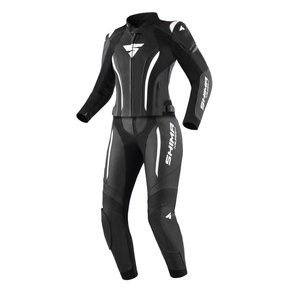 Kombinezon motocyklowy dwuczęściowy damski SHIMA MIURA 2.0 BLACK/WHITE czarny biały
