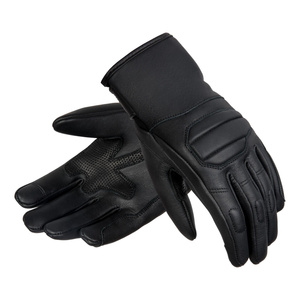 Dziecięce rękawice motocyklowe miejskie skórzane OZONE ROOKIE II JUNIOR czarne