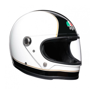 Kask motocyklowy AGV X3000 SUPER BLACK/WHITE biały czarny
