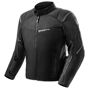 Kurtka motocyklowa tekstylna miejska/turystyczna Shima RUSH 2.0 VENT czarny