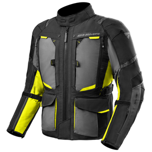 Kurtka motocyklowa tekstylna miejska Shima HERO 2.0 fluo