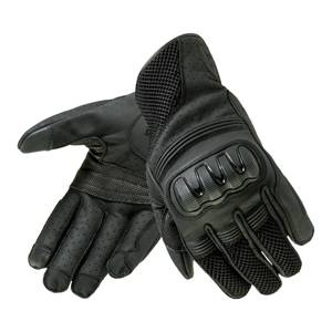 Rękawice motocyklowe skórzane/tekstylne OZONE TOWN II CE czarne