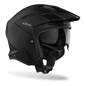 Kask motocyklowy AIROH KOMBAKT COLOR BLACK MATT czarny mat