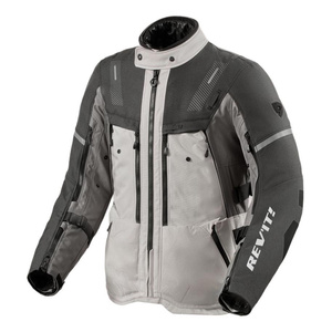 Kurtka motocyklowa tekstylna REVIT SAND 5 H2O SILVER/ANTHRACITE srebrny grafitowy