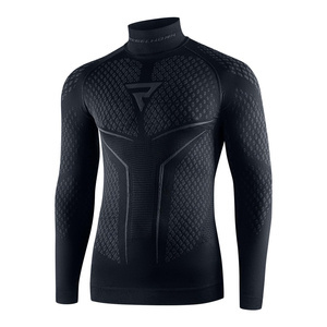 Koszulka termoaktywna REBELHORN Therm II z długim rękawem czarno/szara