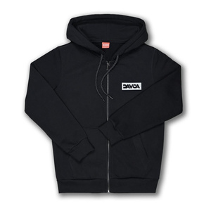 DAVCA bluza z suwakiem odblaskowe logo