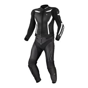 Kombinezon motocyklowy dwuczęściowy SHIMA CHASE WHITE czarny biały