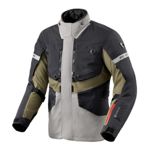 Kurtka motocyklowa tekstylna REVIT NEPTUNE 3 GTX BLACK/DARK GREEN czarny zielony