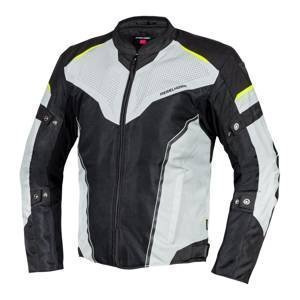 Kurtka motocyklowa tekstylna miejska/turystyczna Rebelhorn HIFLOW IV czarny-srebrny