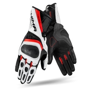 Damskie rękawice motocyklowe sportowe Shima MIURA GLOVES czerwony