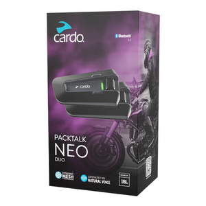 Interkom motocyklowy uniwersalny CARDO Packtalk Neo DUO zestaw 2 kaski