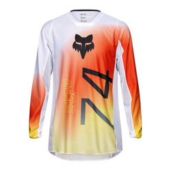 Bluza motocyklowa cross FOX 180 AIR HAZE WHITE biały