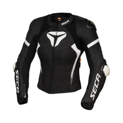 Kurtka motocyklowa damska SECA SRS II LADY BLACK/WHITE czarny biały